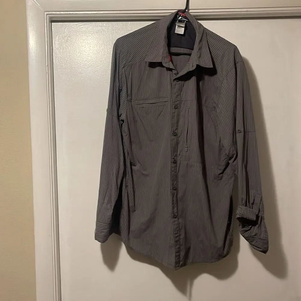 The North Face button down shirt large